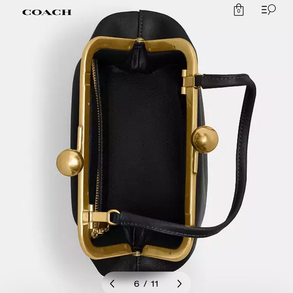 Coach Kisslock Frame Bag 16 - Picture 3 of 16